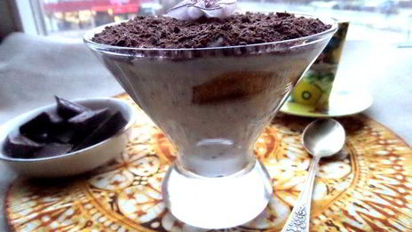 тирамису с шоколадной крошкой