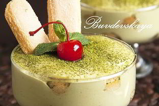 Тирамису с зеленым чаем