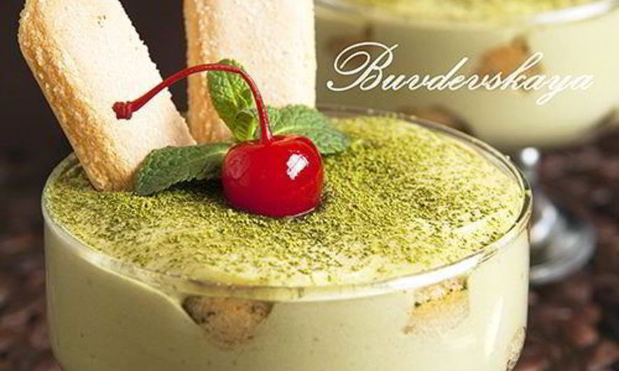 Рецепт тирамису с зеленым чаем