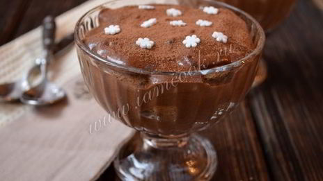 тирамису шоколадный