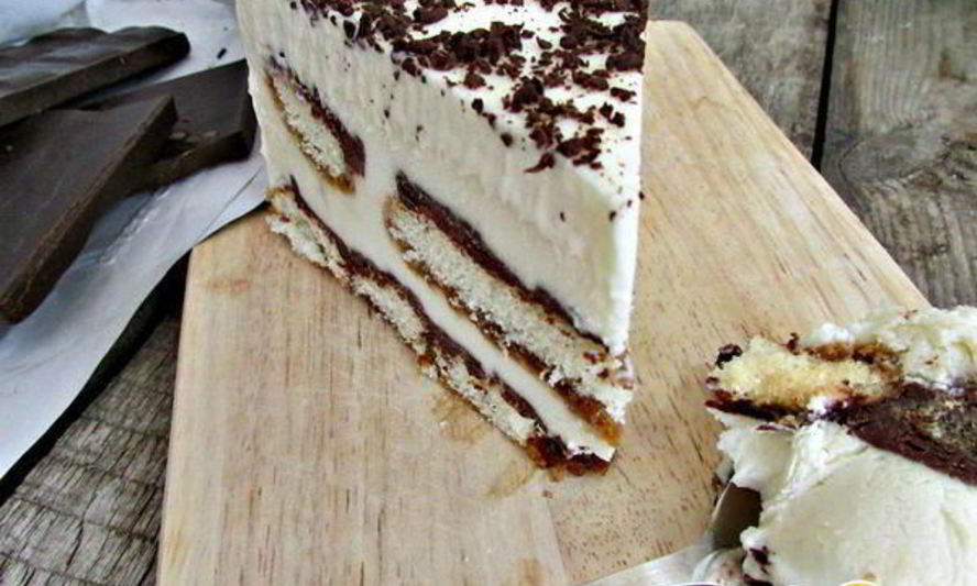 Рецепт торт-мороженое тирамису