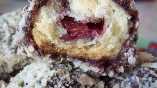 Трюфеля вишнево-лимонные в шоколадной помадке