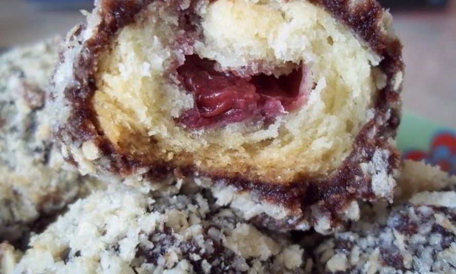 Рецепт трюфеля вишнево-лимонные в шоколадной помадке