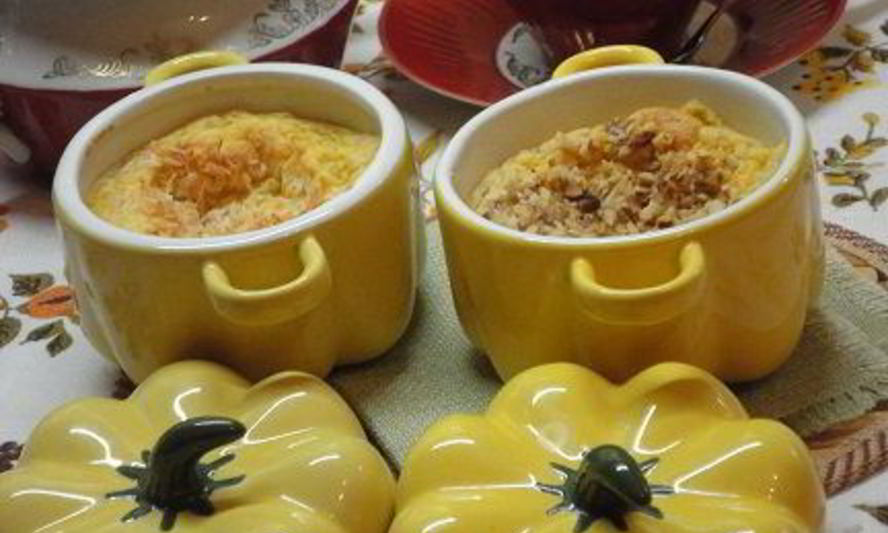 Рецепт тыквенно-яблочный пудинг