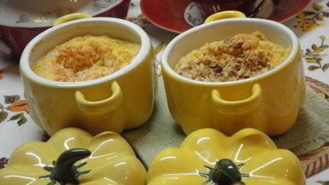 тыквенно-яблочный пудинг