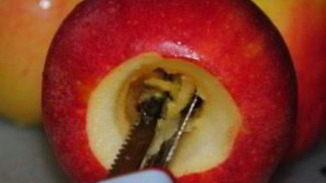 запеченные яблоки с сахаром