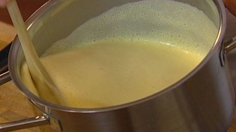 запеченные яблоки с ванильным мороженым