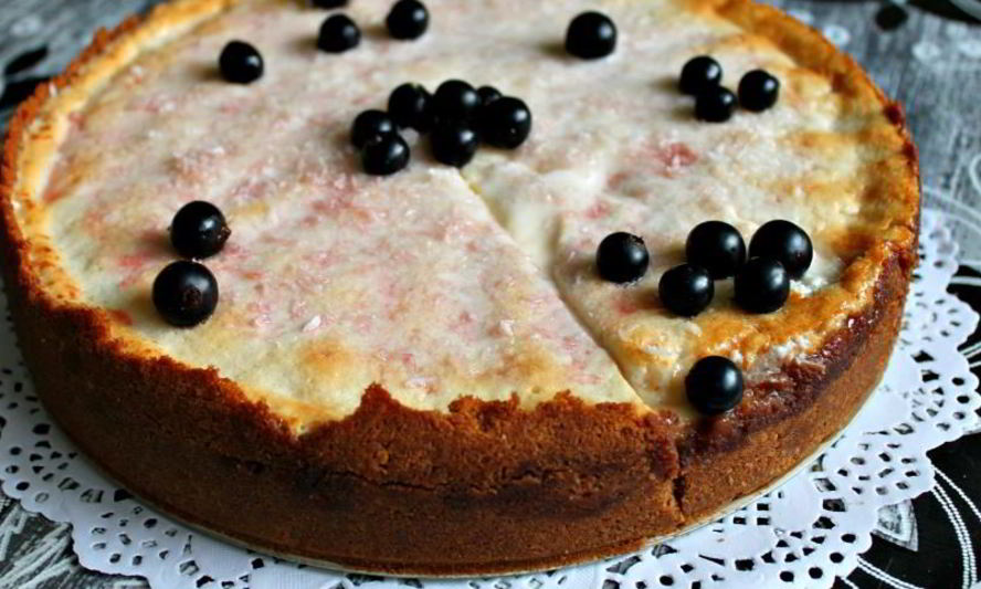 Рецепт чизкейк зефирное облако с черной смородиной