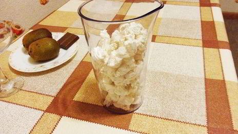 фрукты в зефирном креме