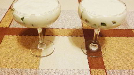 фрукты в зефирном креме