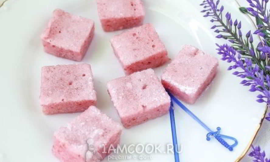 Рецепт зефир клубничный