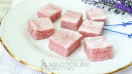 зефир клубничный