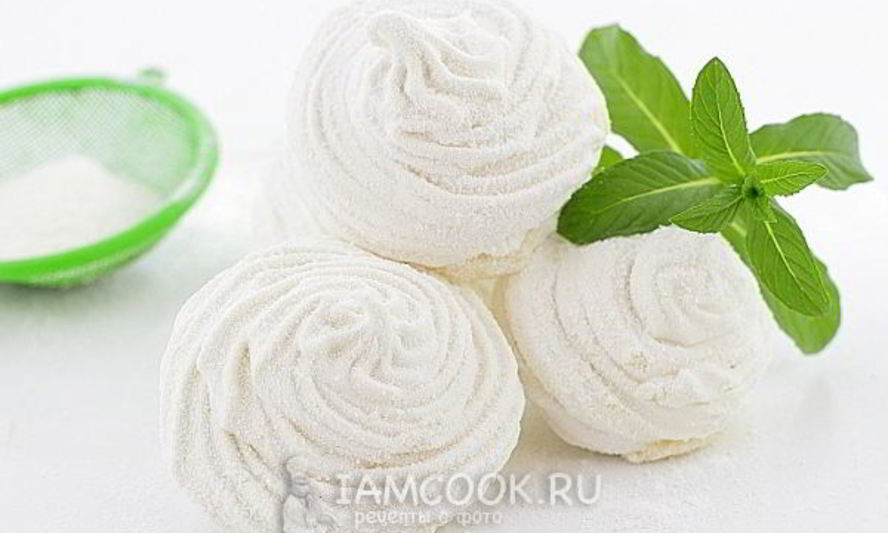 Рецепт зефир ванильный