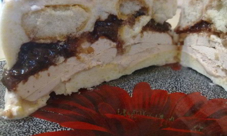 Рецепт зефирно-творожный мини-тортик