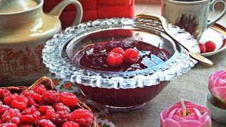 Желе из лесной малины