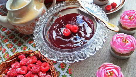 желе из лесной малины