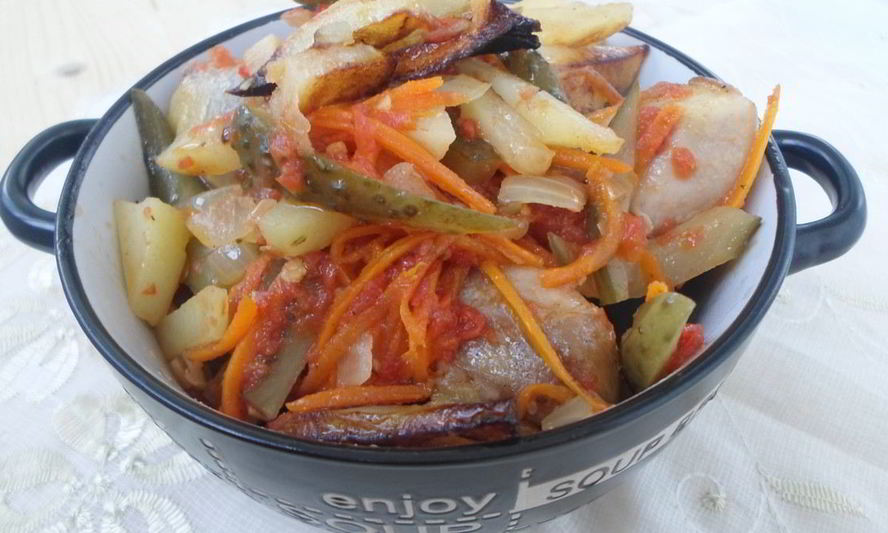 Рецепт азу из курицы