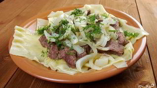 Бешбармак по-киргизски