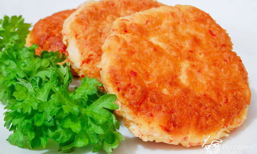 Рецепт биточки из крабовых палочек