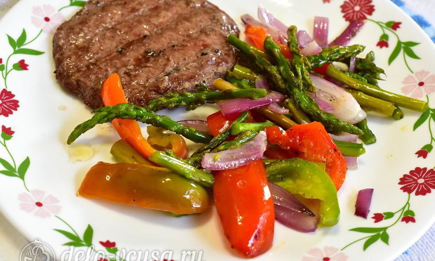 Рецепт быстрый гарнир из овощей к мясу