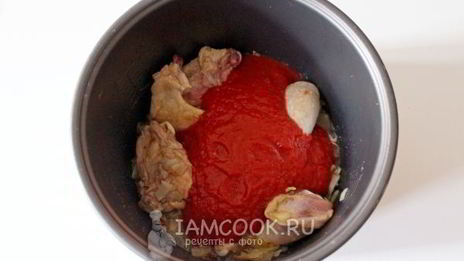 чахохбили из курицы в мультиварке