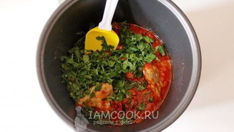 чахохбили из курицы в мультиварке