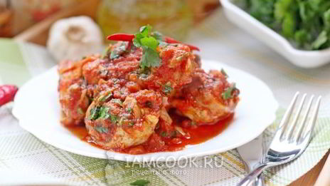 чахохбили из курицы в мультиварке