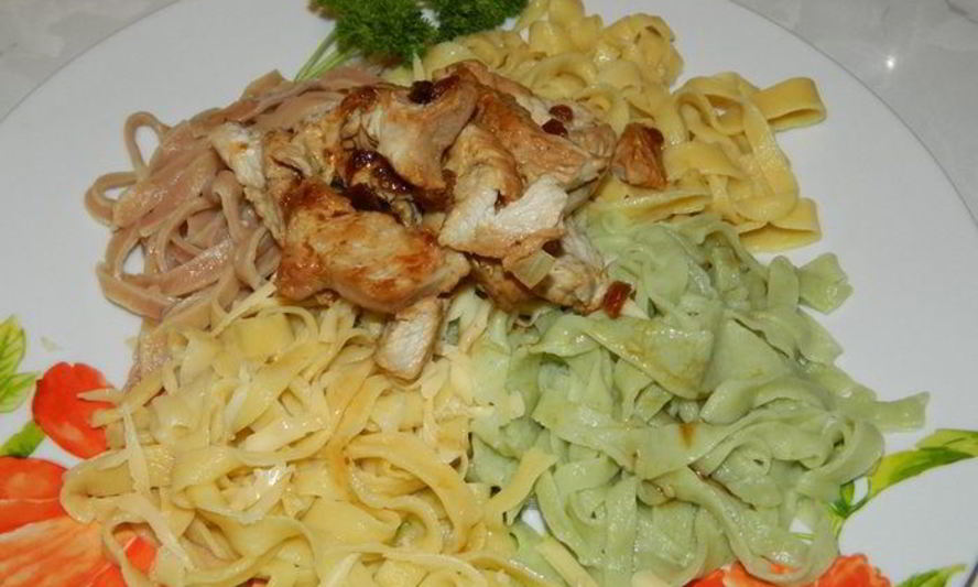 Рецепт домашняя лапша из овощного пюре