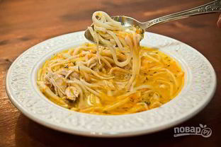 Домашняя лапша с курицей