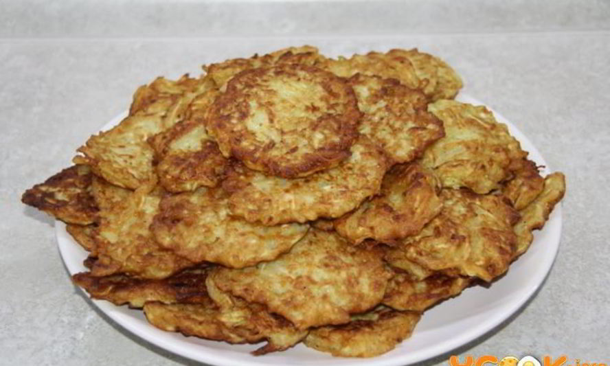 Рецепт драники из кабачков на сковороде