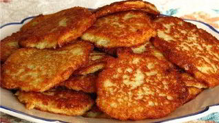 Драники из картофеля с мясным фаршем