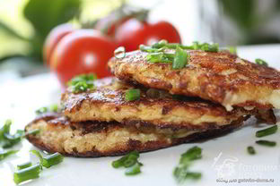 Драники из цуккини с сыром