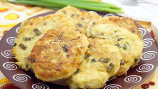 Драники картофельные с зеленым луком