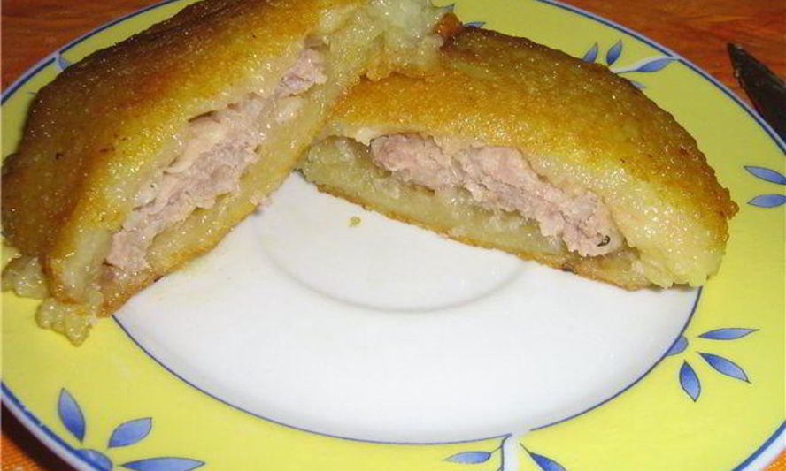 Рецепт драники с фаршем