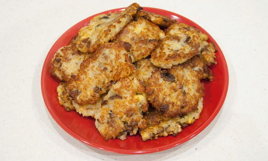 Рецепт драники с грибами постные