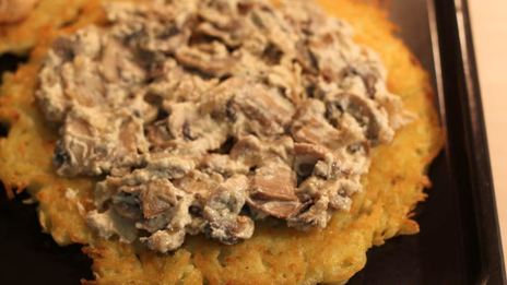 драники с грибами