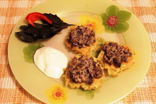 Драники с грибочками