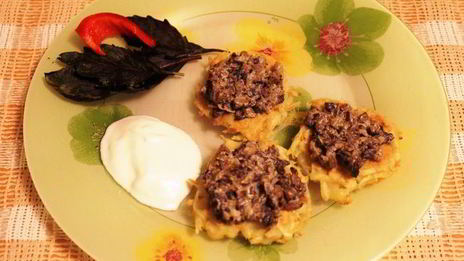 драники с грибочками