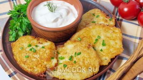 драники с луком