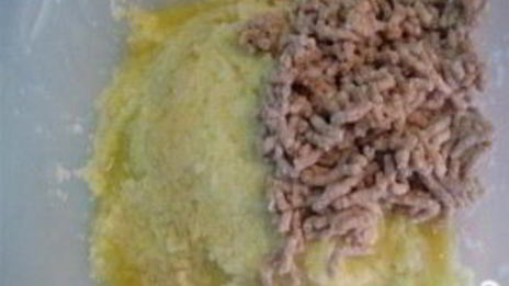 драники с мясом