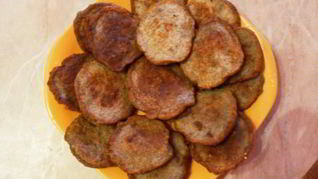 Драники с печенкой