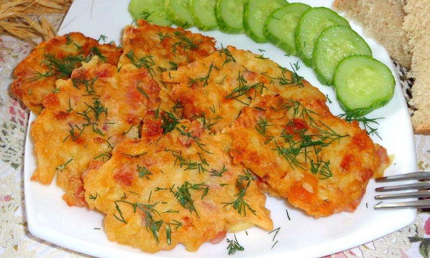 Рецепт драники с ветчиной