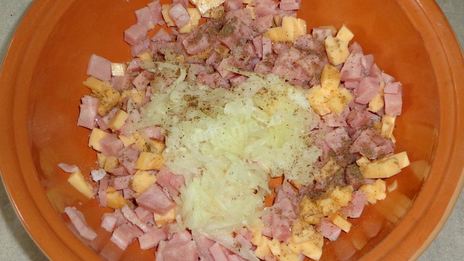 драники с ветчиной