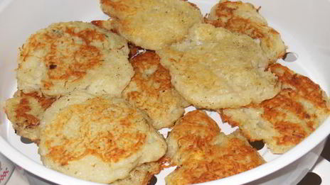 драники тушеные со свиными ребрышками