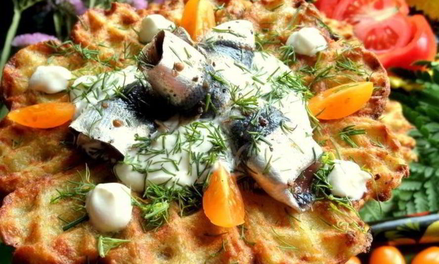 Рецепт драники в вафельнице