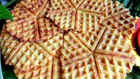 драники в вафельнице