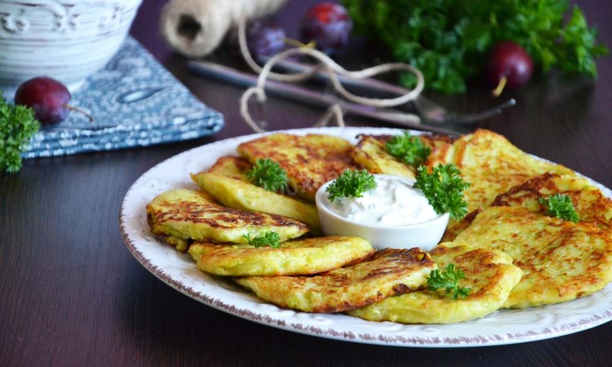 Рецепт кабачковые драники из кабачков и картошки