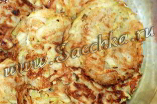 Кабачковые драники