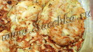Кабачковые драники