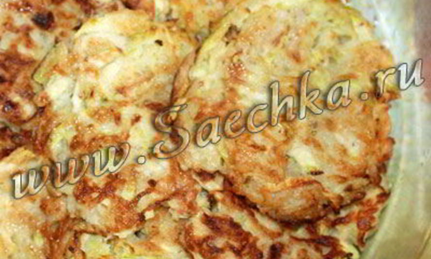 Рецепт кабачковые драники